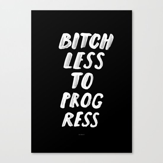 PROGRESS Canvas Print