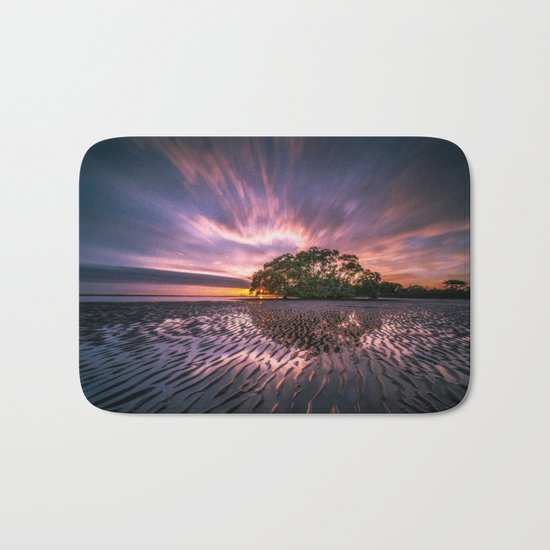 Landscape reflection 2 waves sky Bath Mat
