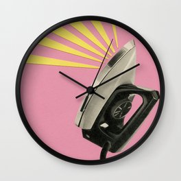 The Art of Ironing Wall Clock