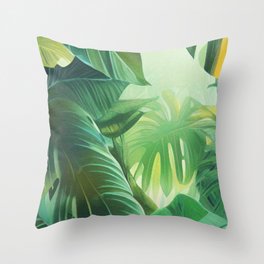 Tropical Vibe 4 Throw Pillow