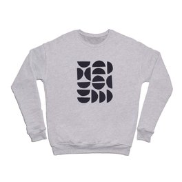 Black & White Cut-Outs Crewneck Sweatshirt