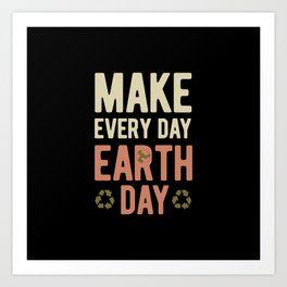 Earth Day Art Print | Climatechange, Earthdayart, Trees, Earthdayquote, Reuse, Earthday, Conservation, Reduce, Awareness, Eco 