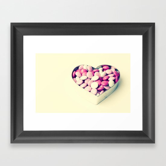 Pink Sweetheart Framed Art Print
