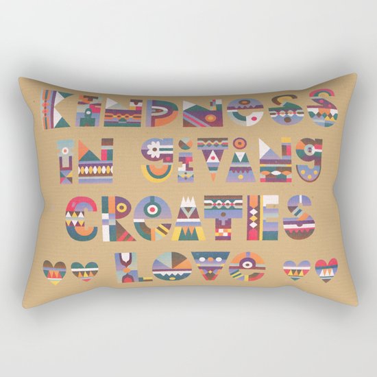Kindness Rectangular Pillow