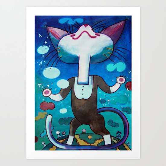 Puss without seven-league boots#2 Art Print