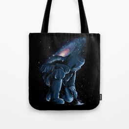 Welder In Space Tote Bag