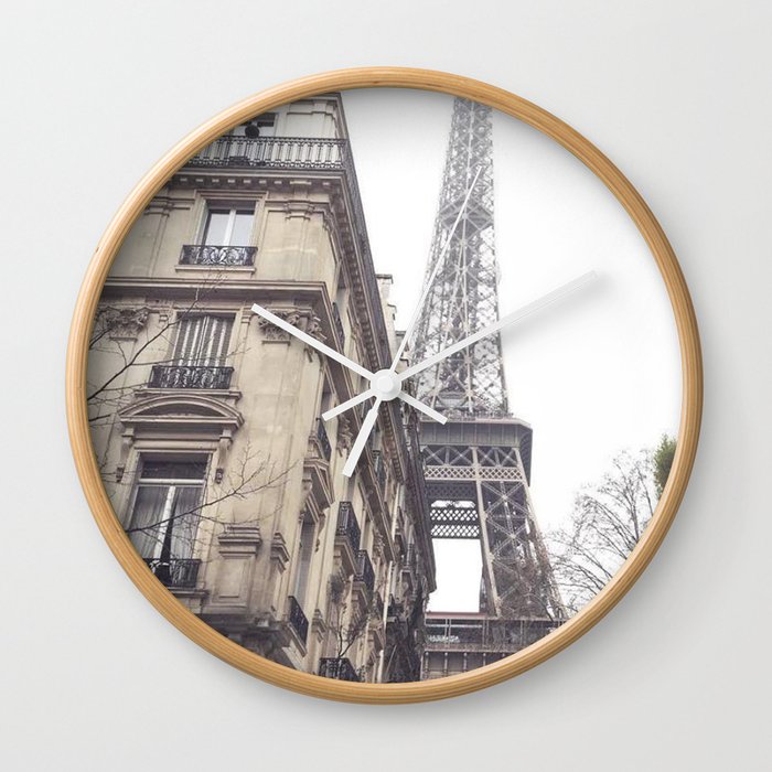 Paris Streets Eiffel Tower City Skyline Industrial Fine Art Photo Shabby Chic Wall Clock By Stefanoreves Society6 - Shabby Chic Wall Clocks Paris Streets Eiffel Tower City Skyline Industrial Fine Art Photo Shabby Chic Wall Clock By Stefanoreves Society6 - Shabby Chic Wall Clocks