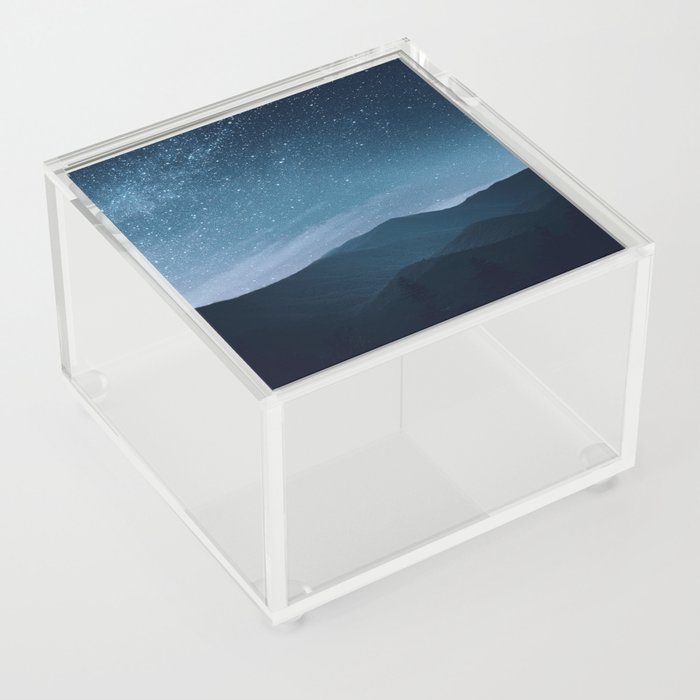 Starlit Mountains Acrylic Box