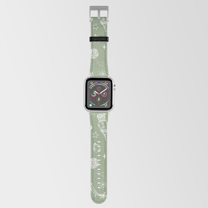 space voyage green Apple Watch Band