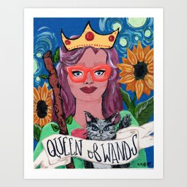 Queen of Wands Art Print
