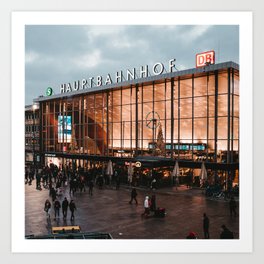 Germany Photography - Cologne Central Station Art Print