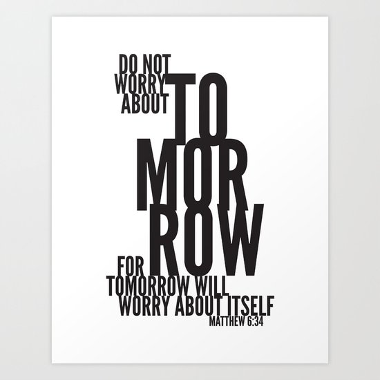 Tomorrow Art Print