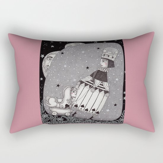Snow Princess Rectangular Pillow