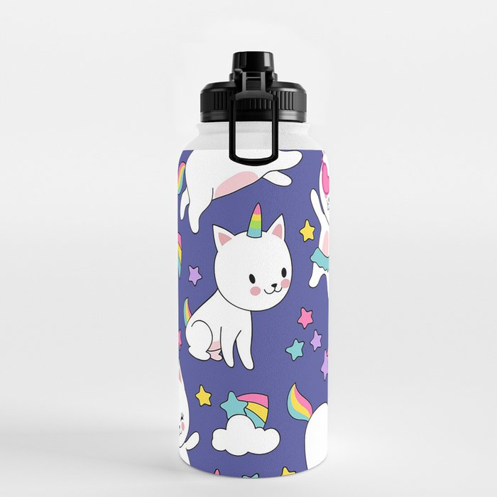 MCHIVER Cute Cat in A Unicorn Kids Water Bottle with Straw Insulated  Stainless Steel Kids Water Bott…See more MCHIVER Cute Cat in A Unicorn Kids  Water