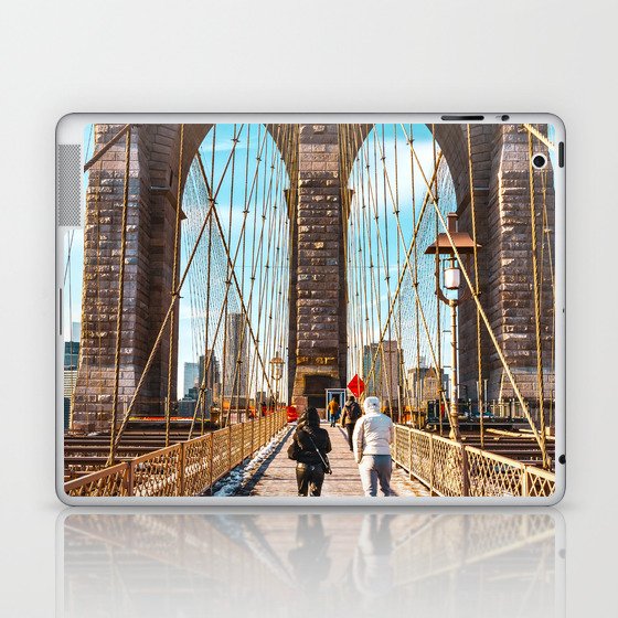 Brooklyn Bridge | New York City | HDR Travel Photography in NYC Laptop & iPad Skin
