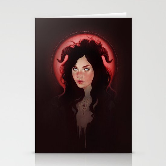 Blood Moon Stationery Cards