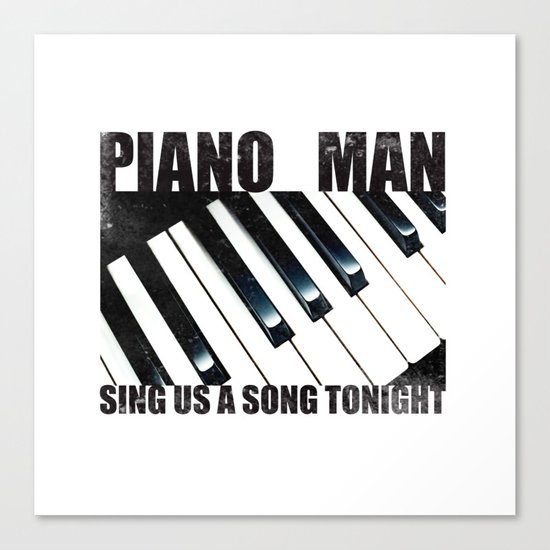 Piano Man Canvas Print