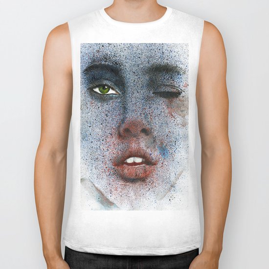 Space girl Biker Tank
