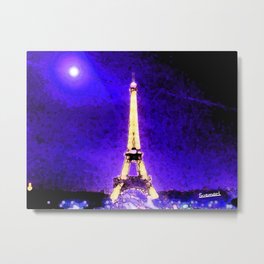 Eiffel Tower Metal Print