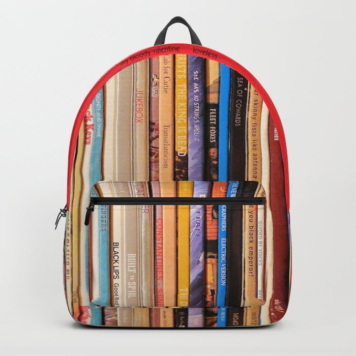 Indie Rock Vinyl Records Backpack By Nmtdot Society6