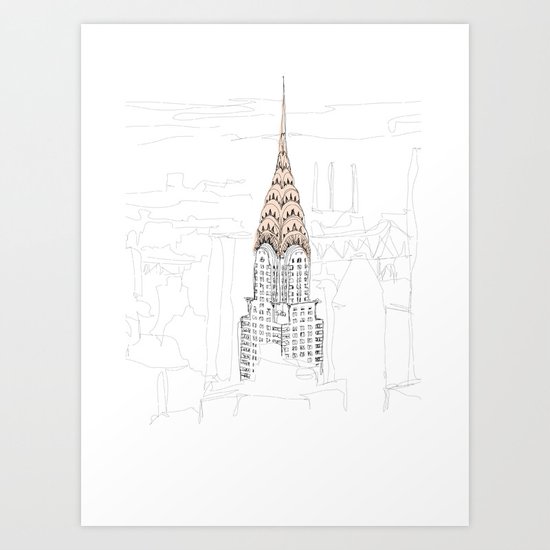 Chrysler Building Art Print