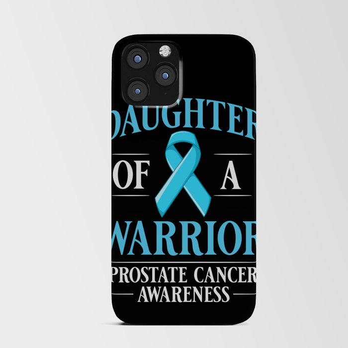 Prostate Cancer Blue Ribbon Survivor Awareness iPhone Card Case