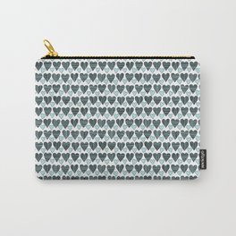 Cute blue hearts Carry-All Pouch | Sweetheart, Heart, Corazon, Movies, Romantic, Blue, 14Th, Black, Valentines, Hearts 