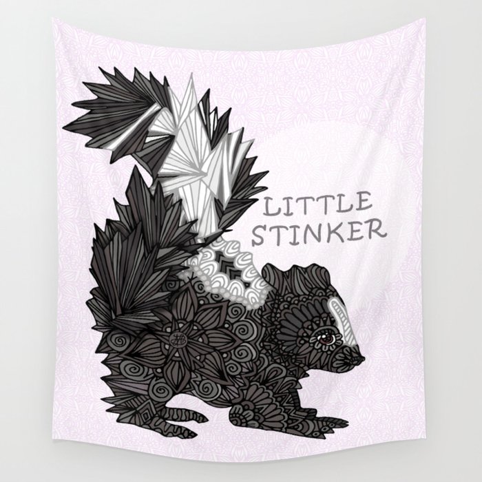 Little Stinker -pink- Wandbehang