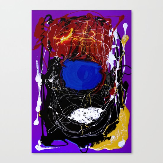 I IN THE STORM Canvas Print