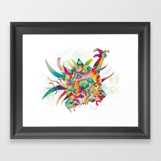 Le baiser de Ra Framed Art Print