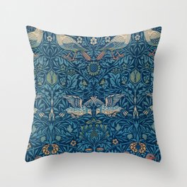 William Morris "Birds" 1. Throw Pillow