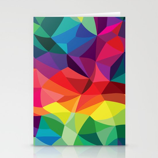 Color Shards Stationery Cards