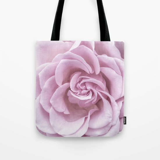 Pink Heart of a rose Roses Flowers Tote Bag