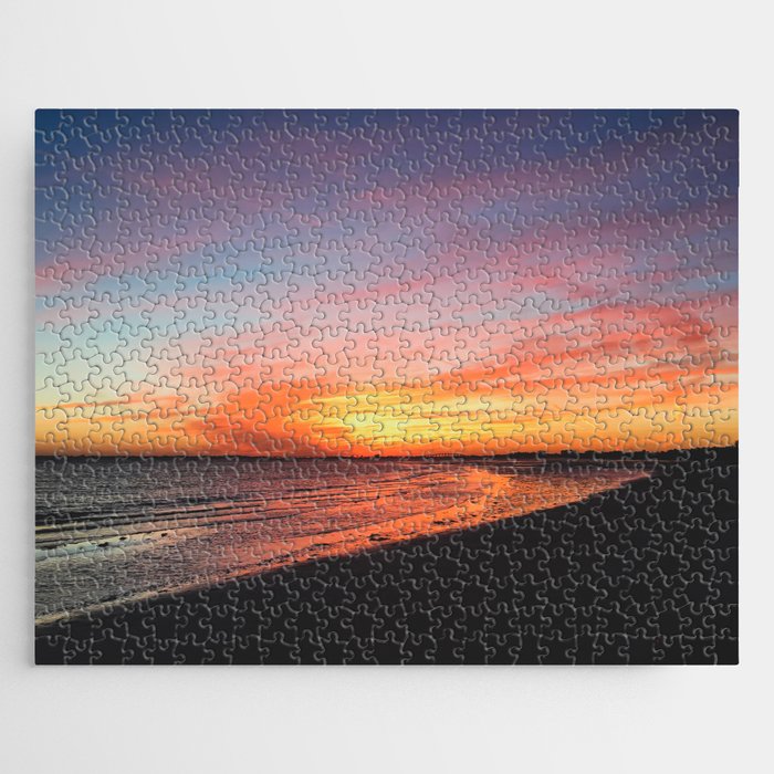 Fort Myers Beach Florida Sunset Jigsaw Puzzle