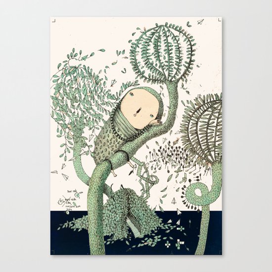 My Green Memory Canvas Print
