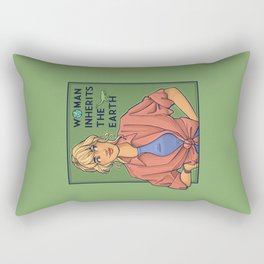 Woman Inherits the Earth Rectangular Pillow