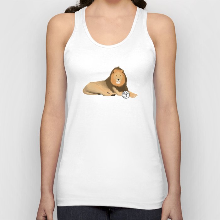 Lion Volleyball Tank Top