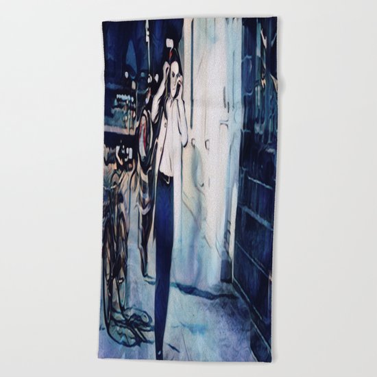 Every Twisted Little Flower Beach Towel