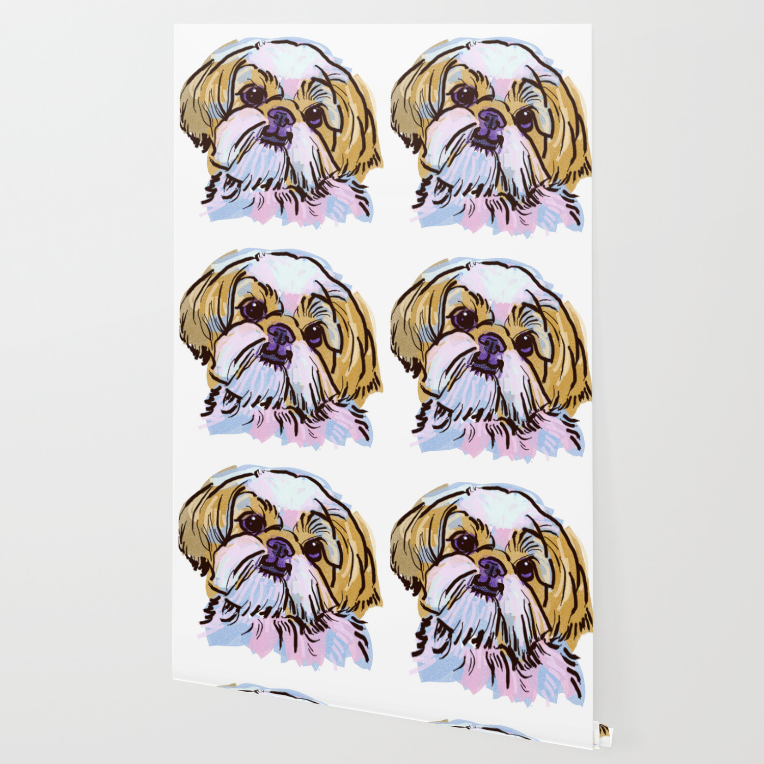The Shih Tzu Always Keeps Me Smiling Wallpaper By Lalanny Society6