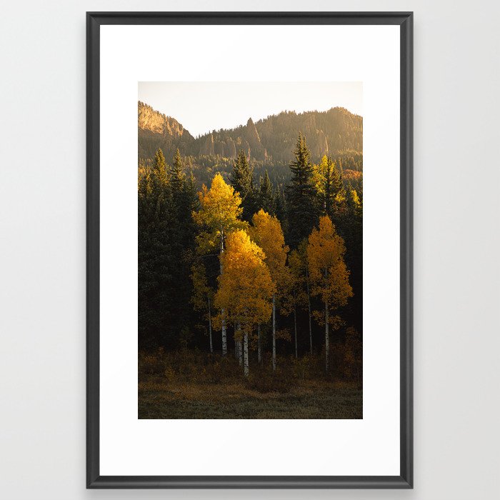Colorado Mountain Morning Framed Art Print