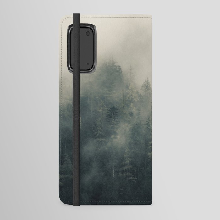Misty Pine Forest 2 Android Wallet Case