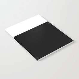 Color Block-Black and White Notebook