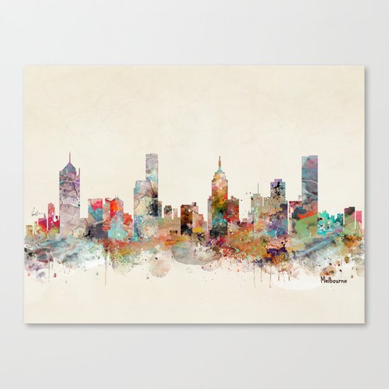 melbourne australia Canvas Print