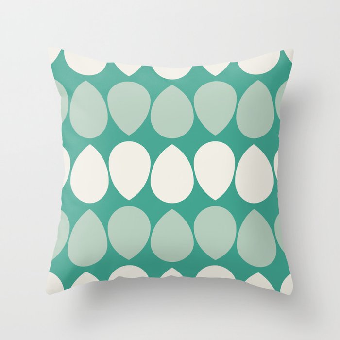 Adelaide Modern Wilma In Seafoam Green Throw Pillow Adelaide Modern Wilma In Seafoam Green Throw Pillow