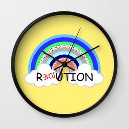 REVOLUTION LOVE Wall Clock