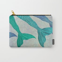 Glistening Mermaid Tails Carry-All Pouch