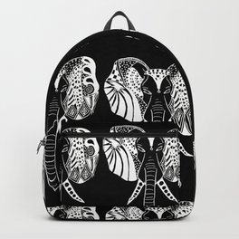 Ap-parrot-ly black and white Backpack