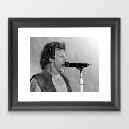 Jon Bon Jovi Framed Art Print