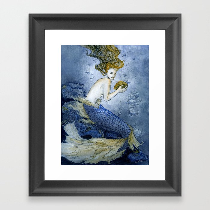The Siren Framed Art Print