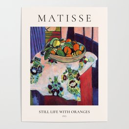 Henri Matisse - Still life with oranges Poster